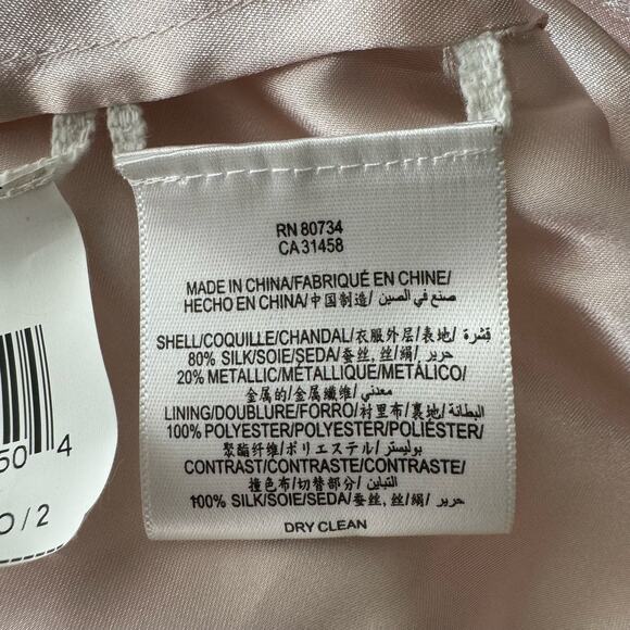 BCBGMAXAZRIA Silk Kai Begonia Strapless Maxi Pink Dress Size 2 - Picture 9 of 9